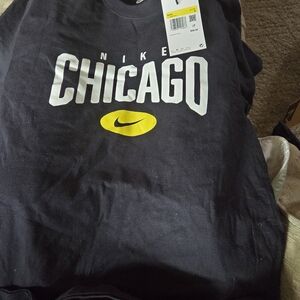 Nike Black and White Chicago Tee